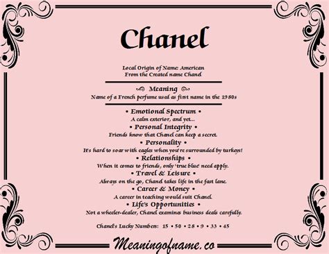 chanel name meaning|why was chanel nicknamed coco.